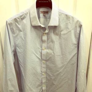 Men’s Large Express dress shirt blue